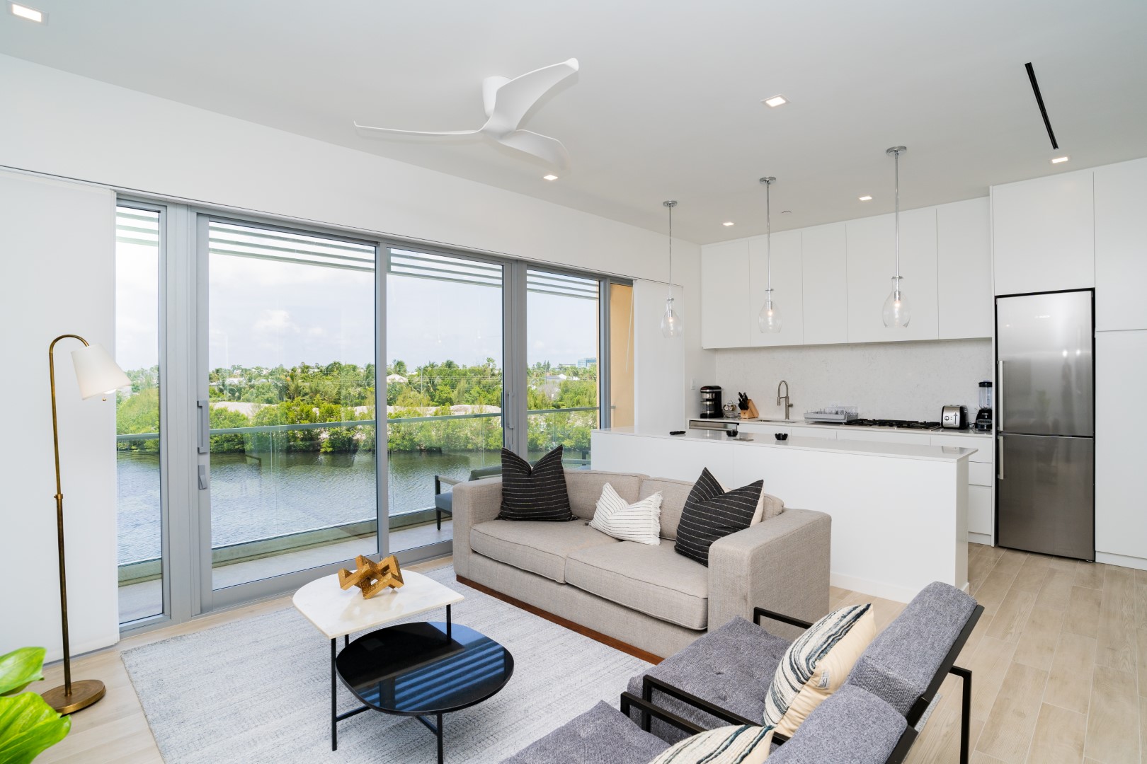 Condos in Grand Cayman - 2 Bedroom Premium Living Room